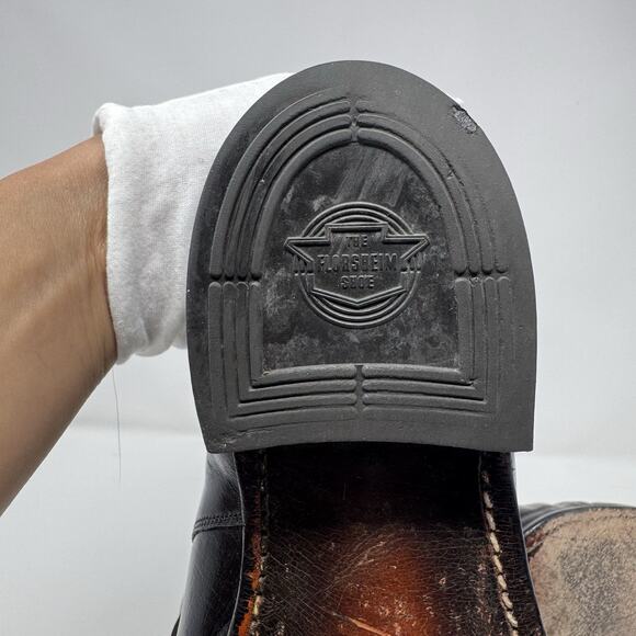 Vtg Florsheim Men’s 9D Black Leather Cap Toe Oxford Dress Shoes Goodyear Welt main image 11